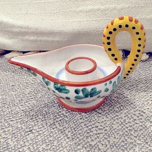 Deruta Genie Lamp Candlestick Holder 🕯️